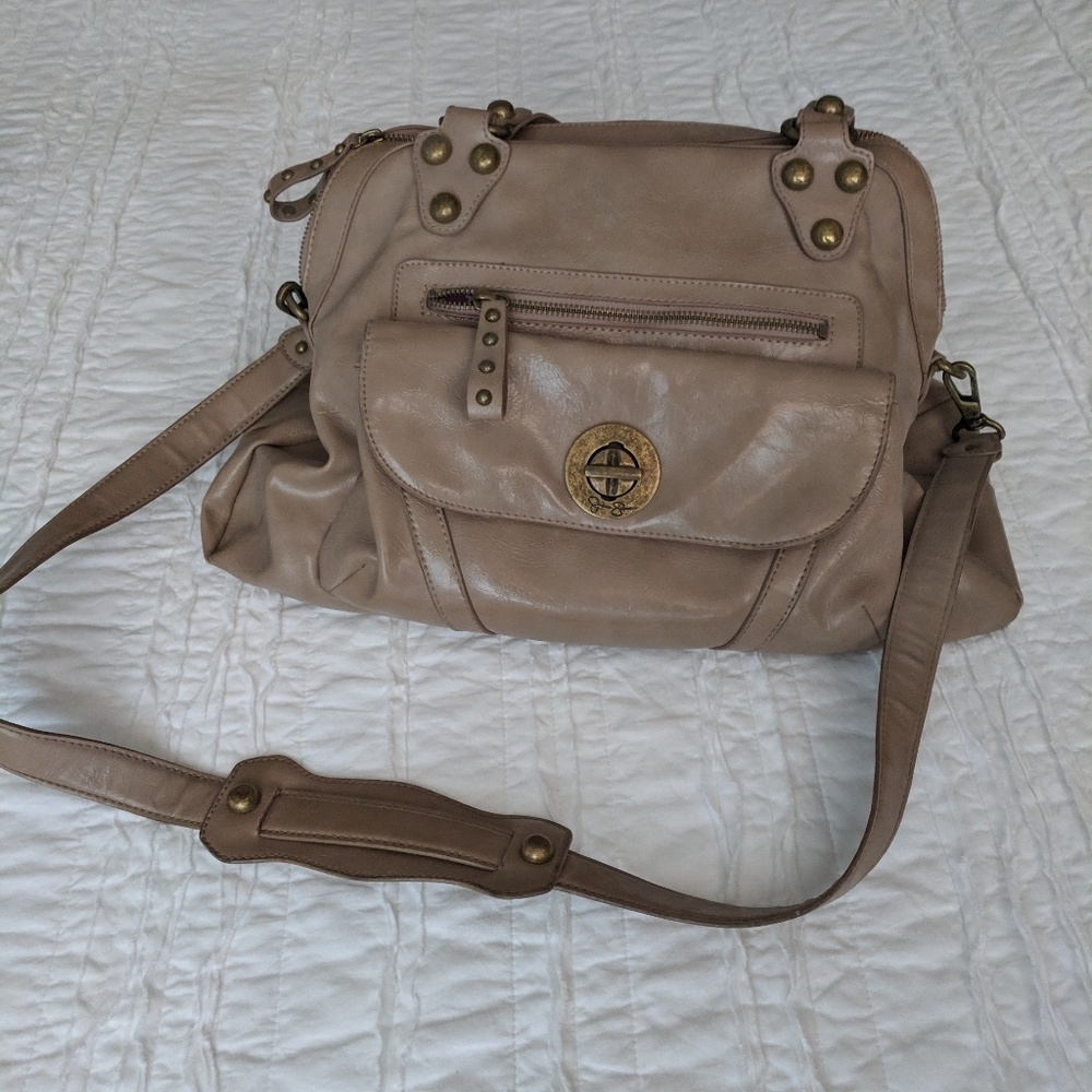 Jessica Simpson darke taupe purse